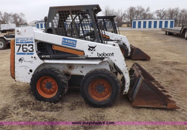 image for item I9117 1999 Bobcat 763 skid steer