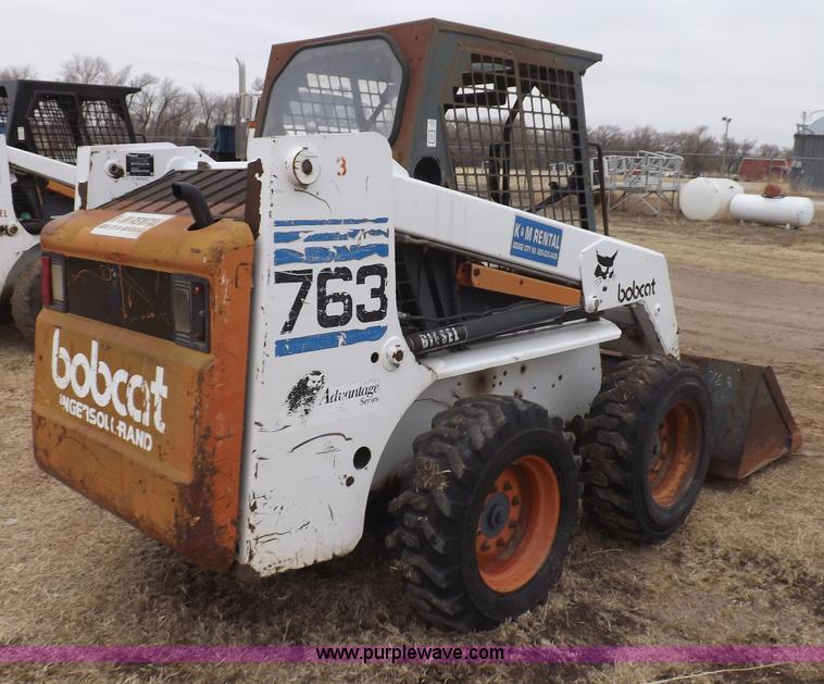 image for item I9117 1999 Bobcat 763 skid steer