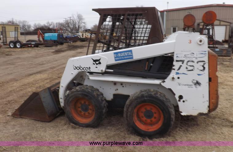 image for item I9117 1999 Bobcat 763 skid steer