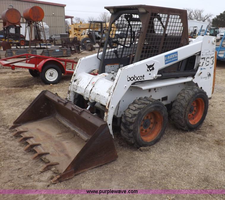 image for item I9117 1999 Bobcat 763 skid steer