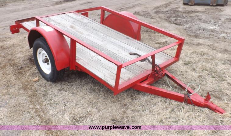 image for item I9118 Single axle trailer