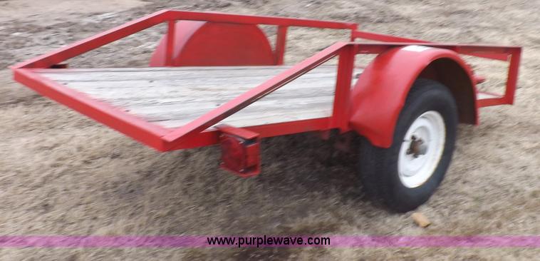 image for item I9118 Single axle trailer