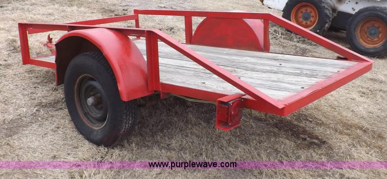 image for item I9118 Single axle trailer