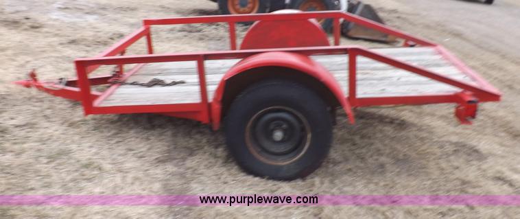 image for item I9118 Single axle trailer