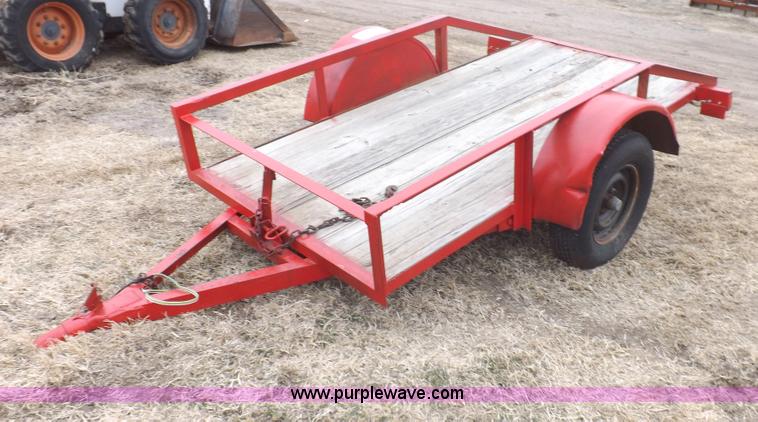 image for item I9118 Single axle trailer
