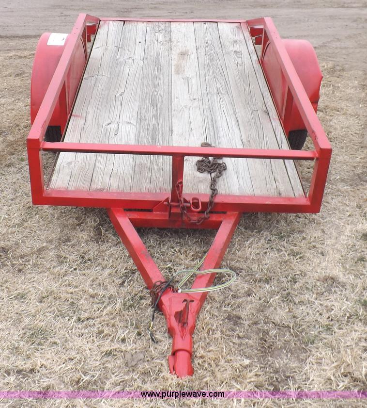 image for item I9118 Single axle trailer