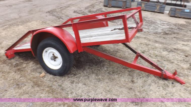 image for item I9118 Single axle trailer