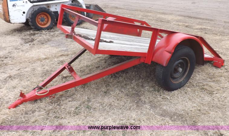image for item I9118 Single axle trailer