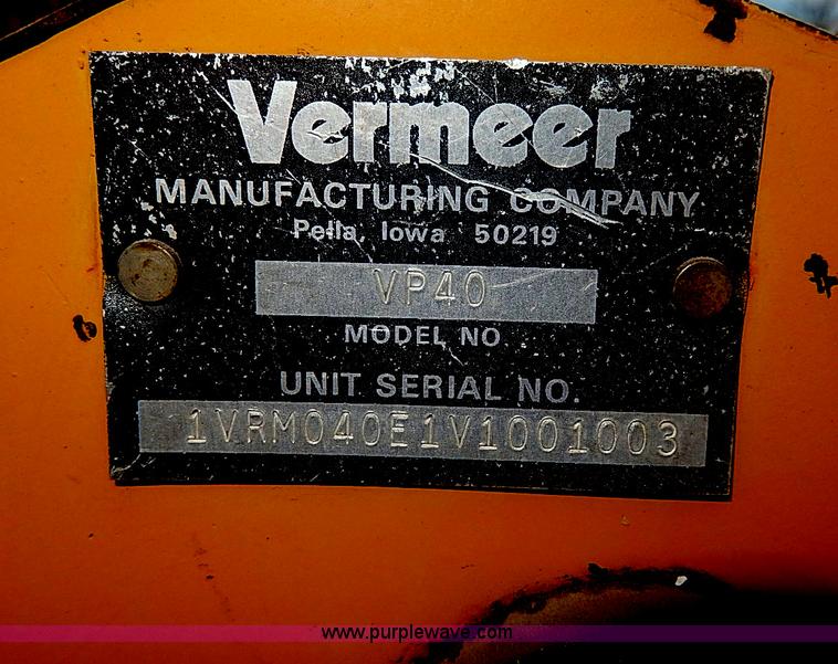 image for item I9319 Vermeer LM-42 yard plow trencher