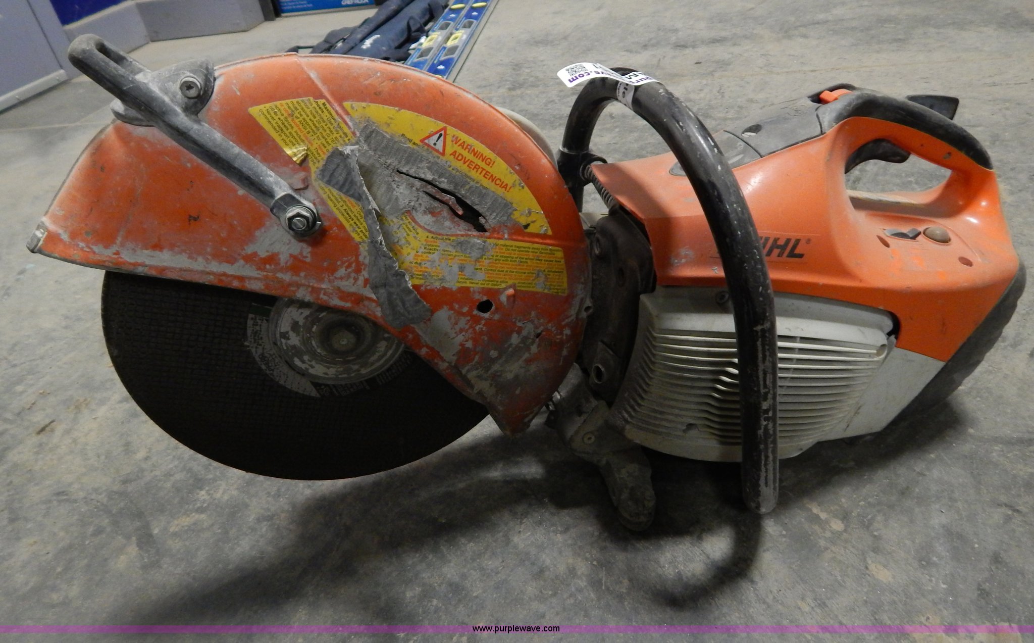 Stihl TS420 quickie saw in Lawrence, KS Item AM9451 sold Purple Wave