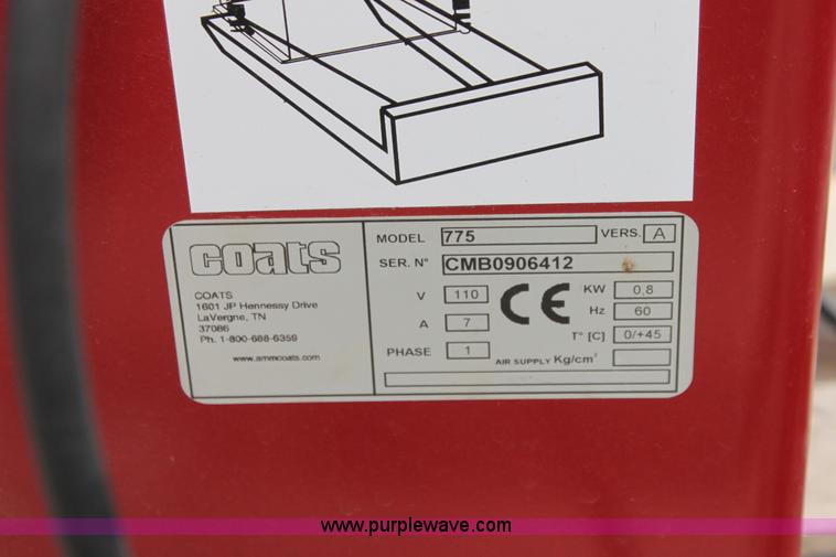 image for item AN9992 Coats 775 tire balancer