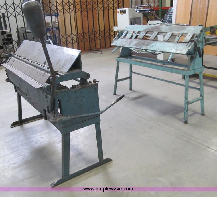 image for item AQ9914 (2) 4' sheet metal brake