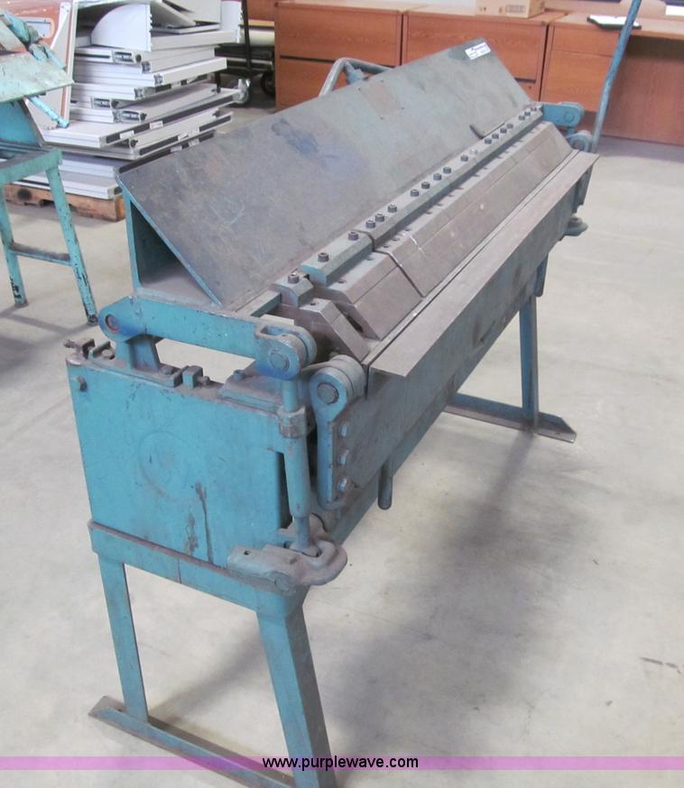 image for item AQ9914 (2) 4' sheet metal brake