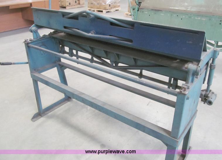 image for item AQ9914 (2) 4' sheet metal brake