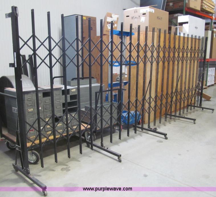 image for item AQ9917 (2) steel folding security gate
