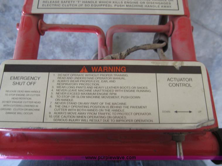 image for item AY9839 Crafco 200 pavement cutter/router