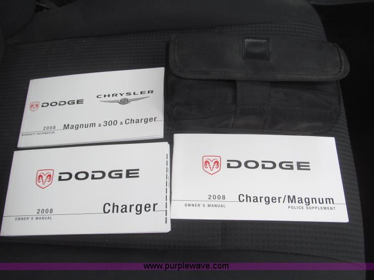image for item F7293 2008 Dodge Charger SE