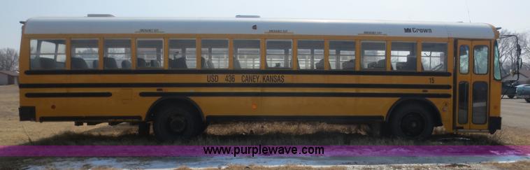 image for item F8202 1997 Spartan Crown 027-356-77 school bus