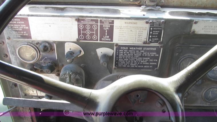 image for item G2307 1968 Jeep M817 dump truck