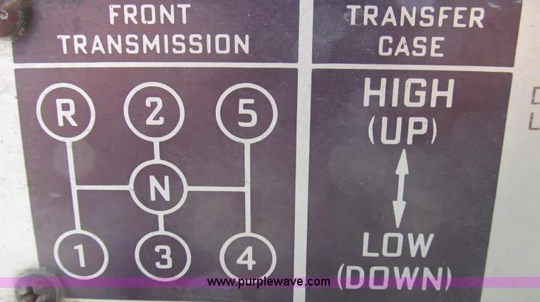 image for item G2307 1968 Jeep M817 dump truck