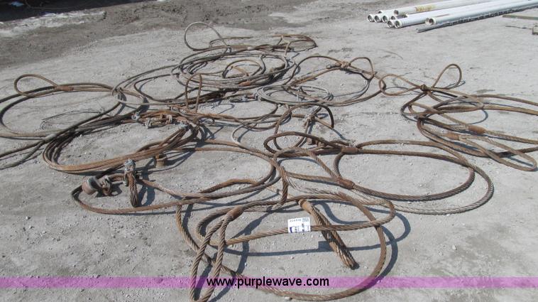 image for item G2312 (13) Fitted steel lifting cables