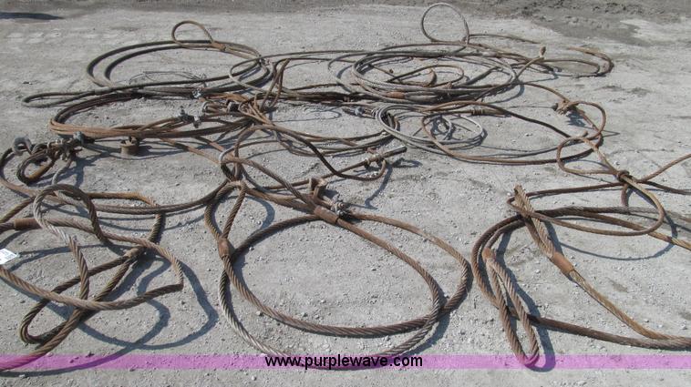 image for item G2312 (13) Fitted steel lifting cables