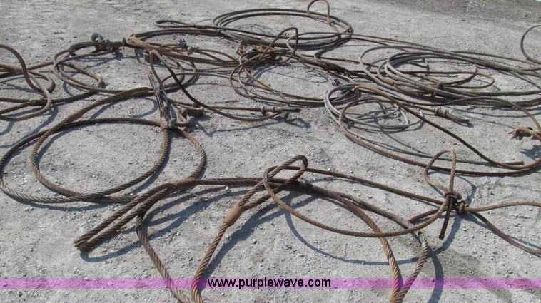 image for item G2312 (13) Fitted steel lifting cables