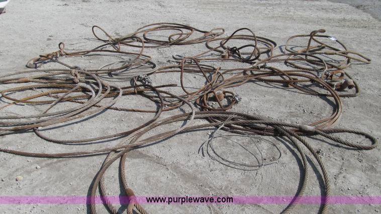 image for item G2312 (13) Fitted steel lifting cables