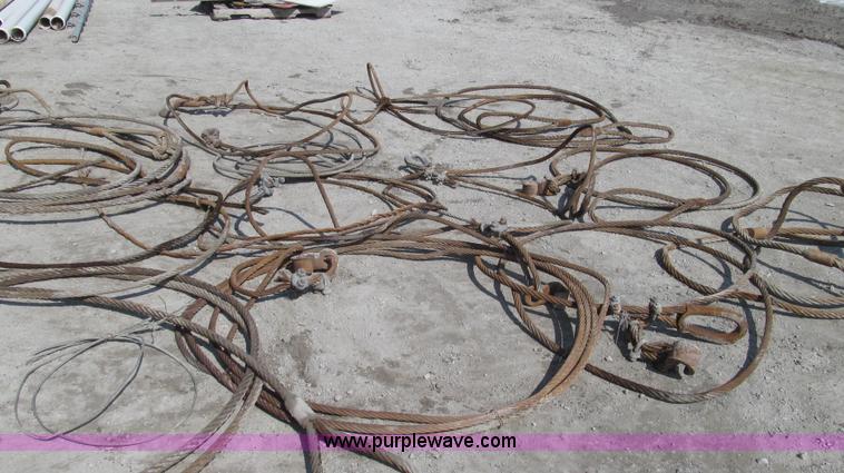 image for item G2312 (13) Fitted steel lifting cables