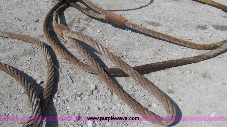 image for item G2312 (13) Fitted steel lifting cables