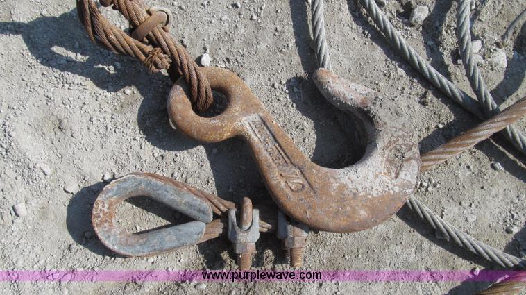 image for item G2312 (13) Fitted steel lifting cables