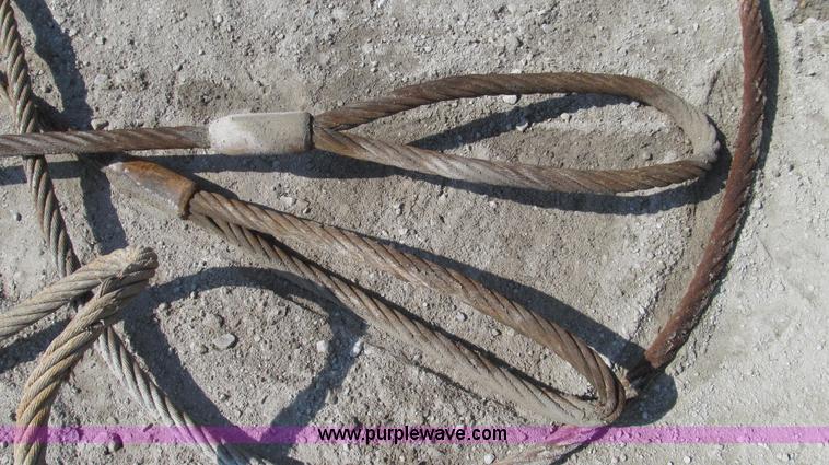 image for item G2312 (13) Fitted steel lifting cables