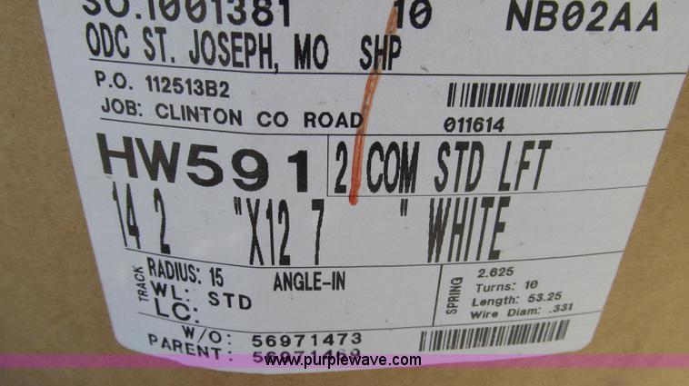 image for item G2313 Insulated overhead shop door