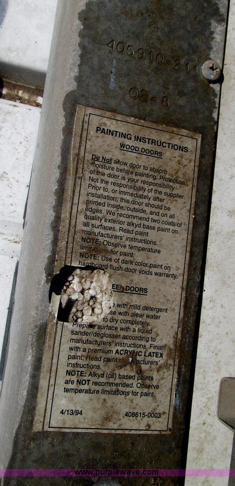 image for item G2313 Insulated overhead shop door