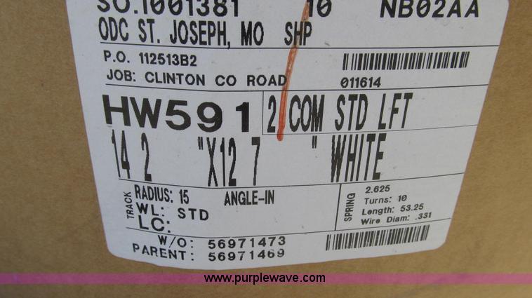 image for item G2313 Insulated overhead shop door