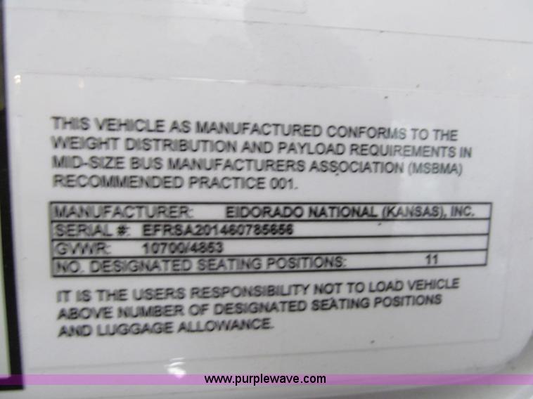 image for item G9518 2006 Ford E350 Super Duty Eldorado transit bus