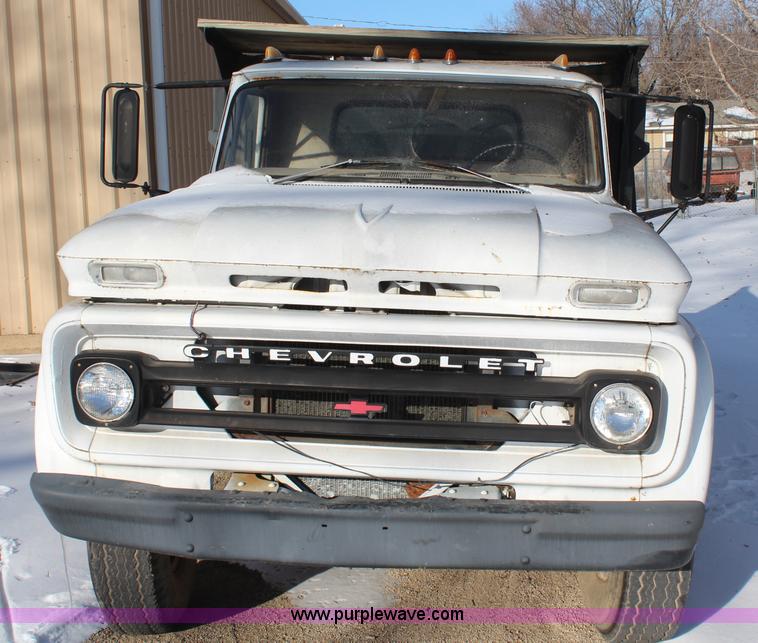 image for item H1454 1966 Chevrolet C60 dump truck