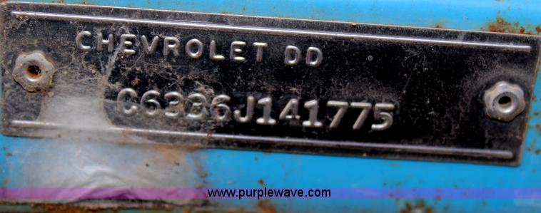 image for item H1454 1966 Chevrolet C60 dump truck