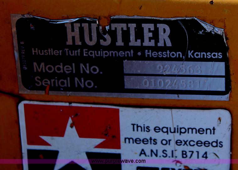 image for item H8290 Hustler 4600 lawn mower