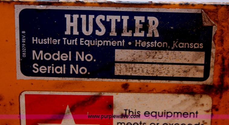 image for item H8290 Hustler 4600 lawn mower