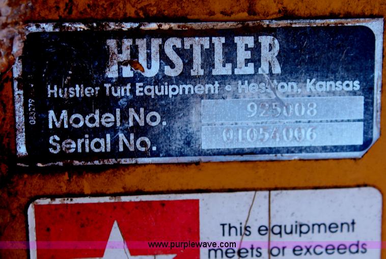 image for item H8290 Hustler 4600 lawn mower
