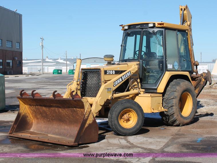 image for item H8297 1994 John Deere 310D backhoe