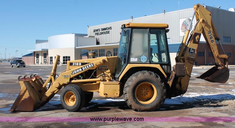 image for item H8297 1994 John Deere 310D backhoe
