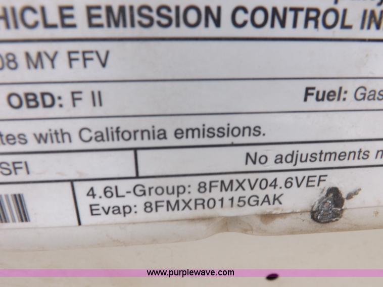 image for item I9080 2008 Ford Crown Victoria Police Interceptor