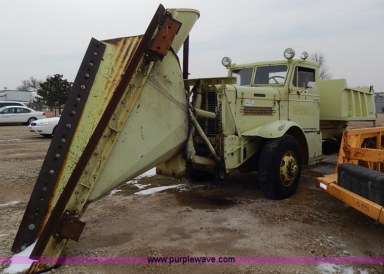 image for item I9339 1952 Oshkosh WA-703 runway snow plow vehicle