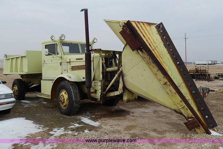 image for item I9339 1952 Oshkosh WA-703 runway snow plow vehicle