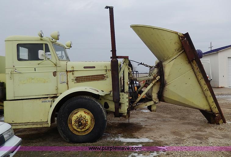 image for item I9339 1952 Oshkosh WA-703 runway snow plow vehicle