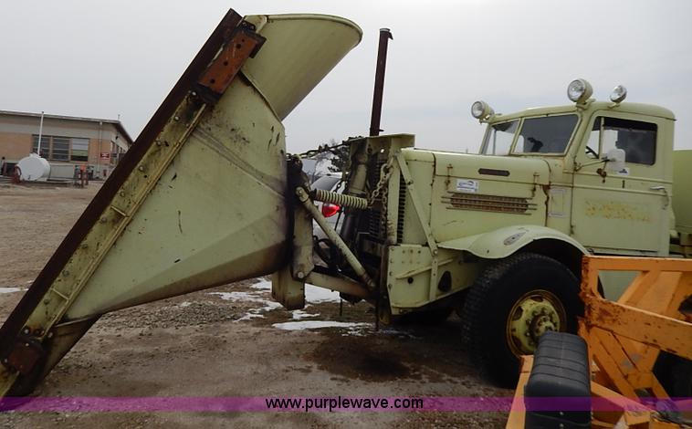 image for item I9339 1952 Oshkosh WA-703 runway snow plow vehicle