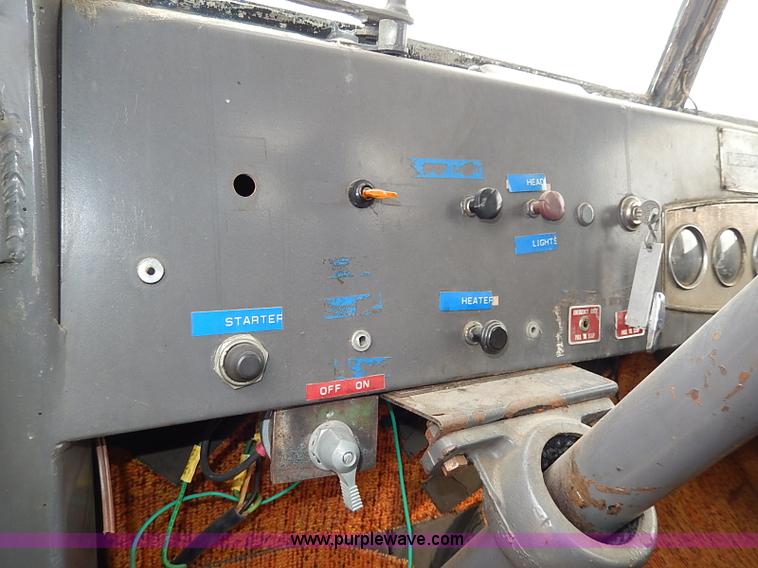 image for item I9339 1952 Oshkosh WA-703 runway snow plow vehicle