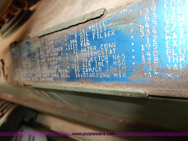 image for item I9339 1952 Oshkosh WA-703 runway snow plow vehicle